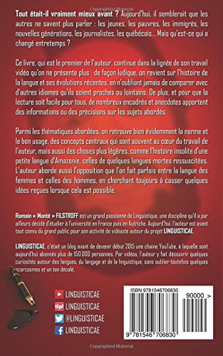 Amazon Fr Linguisticae Les Autres Ne Savent Plus Ecrire Filstroff Mr Romain Xmontezuma Guile93 Livres