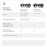 Google Pixel Watch 2 LTE Polished Silver w/ Fitbit Heart Rate Stress Safety view 11