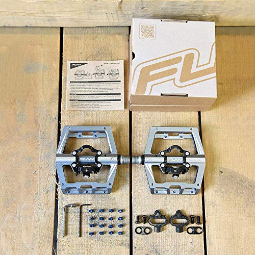 Funn Mamba MTB Clipless Pedals, Single Sided Clip Mountain Bike Pedals