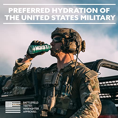 HOIST PREMIUM MILITARY HYDRATION ELECTROLYTE DRINK, POWERFUL IV-LEVEL HYDRATION, CLINICALLY PROVEN PERFORMANCE DRINK, PEACH MANGO, 16 FL OZ (PACK OF 12)