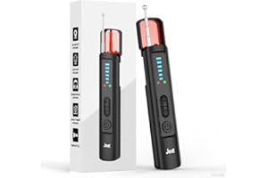 Mgmcm Hidden Camera Detectors, Portable Camera Detectors, Bug Detector Rf Wireless Signal Scanner, GPS Tracker Detector for Home, Hotel, Travel, Office, Bathroom, 6 Levels Sensitivity