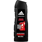 Adidas Team Force Shower Gel 400 ml / 13.5 fl oz (1 Pack)