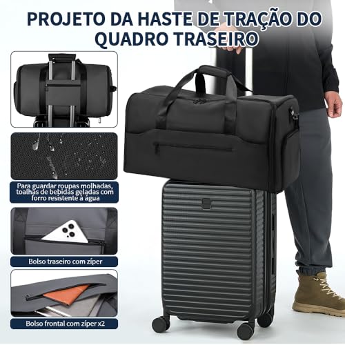 Bolsa de Viagem Grande, Mochila 3 em 1