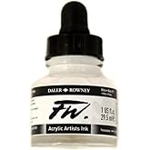 Daler Rowney FW Artists Acrylic Ink 29.5 ML Pot - White
