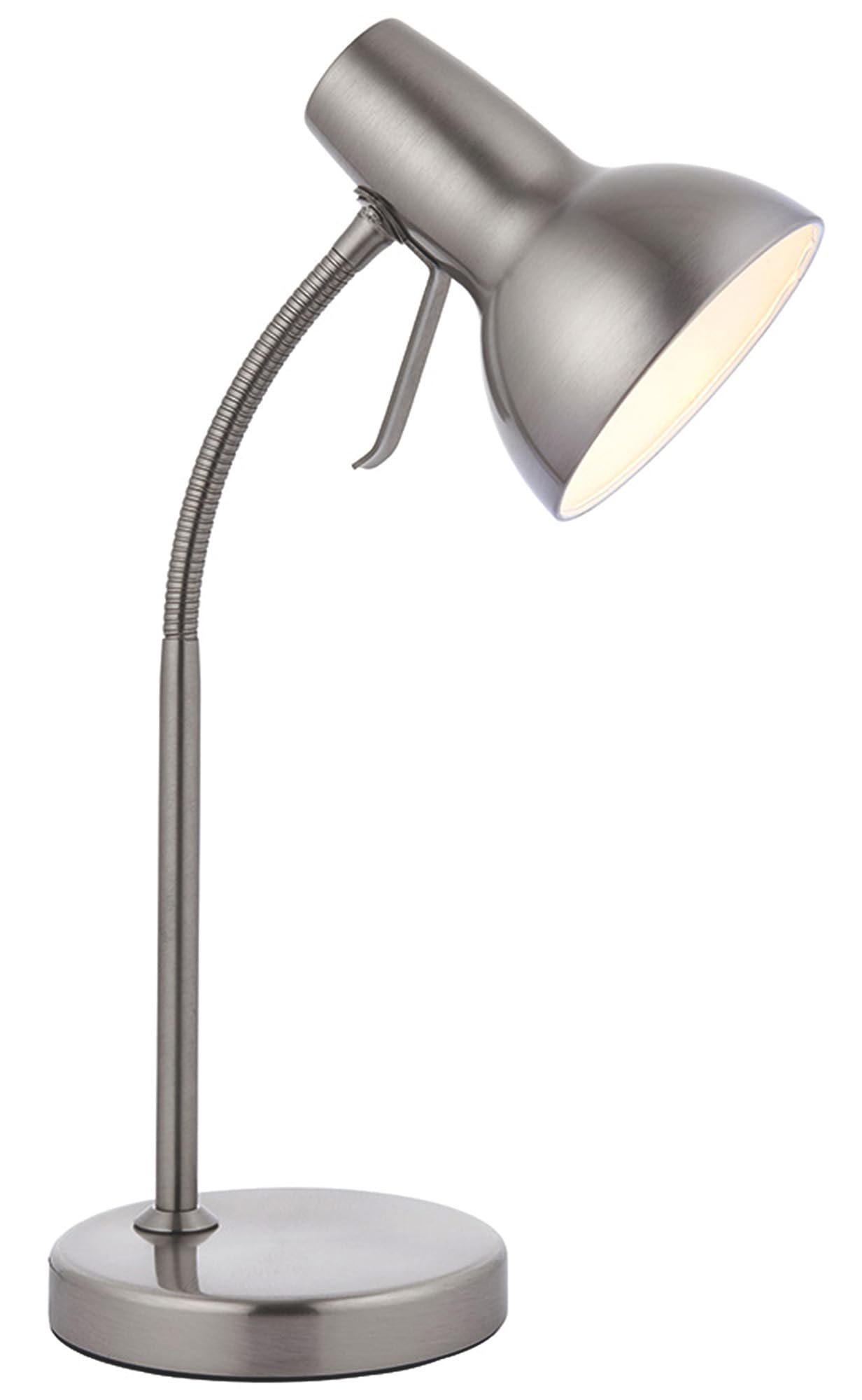 National Lighting Table Lamp– Bedside Lamp with USB Port – Gooseneck Desk Light with Charging Port – LED Reading Light Bedside Table Lamp for Bedroom Livingroom Dining Room and Kitchen 7W GU10