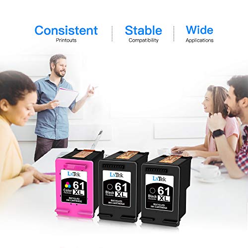 Lxtek Remanufactured Ink Cartridge Replacement For Hp 61xl 61 Xl To Use With Envy 4500 5530 5535 Deskjet 2540 1010 Officejet 4632 4634 Shows Accurate Ink Level High Yield 2 Black 1 Tri Color In Oman Whizz Inkjet Printer Ink Lxtek Remanufactured Ink Cartridge Replacement For Hp 61xl 61 Xl To Use With Envy 4500 5530 5535 Deskjet 2540 1010 Officejet 4632 4634 Shows Accurate Ink Level High Yield 2 Black 1 Tri Color In Oman Whizz Inkjet Printer Ink