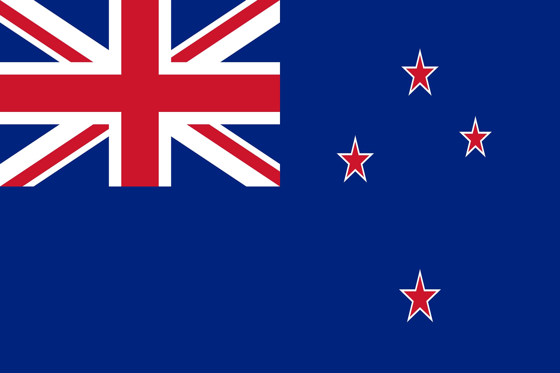 Cosymate New Zealand Flag 3x5ft Kiwi Flag with Brass Grommets, Vivid Color, UV Fade Resistant, Canvas Header, Double Stitched, 90x150cm