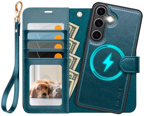 OCASE Schutzhülle für Samsung Galaxy S25 Plus Hülle(2in1) Pfauenblau