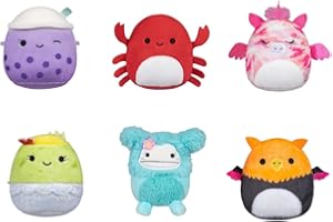 Squishmallows Original Micromallows Plush 6-Pack (Myrna, Henley, Anjara, Carlos, Joelle, Poplina)
