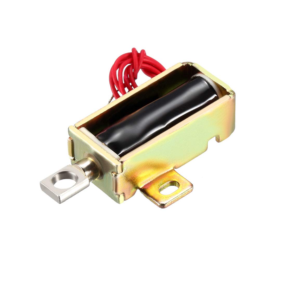 sourcing map DC 6V 6.83A 5mm Mini Electromagnetic Solenoid Lock Pull Type for Electirc Door Lock