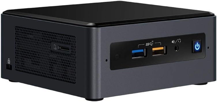 Amazon Com Intel Nuc Nuc8i7bek Desktop Computer Core I7 I7 8559u M 2 Ssd Mini Pc Intel Iris Plus Graphics 655 Wireless Lan Bluetooth Computers Accessories