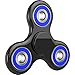The Anti-Anxiety 360 Spinner Helps Focusing Fidget Toy [3D Figit] Tri-Spinner EDC Focus Toy for Kids & Adults - Best Stress Reducer Relieves ADHD Anxiety Boredom Metal Bearing (Black)