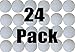 SquareTiger Practice Golf Balls - Plastic, Hollow, White (24 Pack)