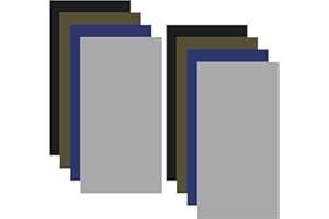 Kioiner 8 Pcs Self Adhesive Nylon Repair Patches, 10x20cm Waterproof Fabric Repair Patches, 4 Colors Lightweight Cloth Repair
