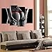 Kreative Arts - Black and White Sexy Body Canvas Prints Wall Art Paintings Nude Woman Poster Picture Modern Artwork for Bedroom Decor Photo On Canvas 4 Panel Ready to Hang