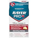 Bayer Pro Ultra Omega-3 Soft Gels, 100 Count