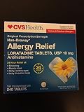 Non-Drowsy ALLERGY RELIEF Loratadine Tablets, USP 10mg 240ct. TABLETS