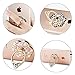 Phone Ring, ECVILLA Luxury Rose Shape Universal Phone Stand,Multi-Angle Portable Stand,360 Rotation 3D Aluminium Alloy Ring Grip/Phone Holder for iPhone6 6s 7 Plus Samsung Galaxy Note LG HTC (red)