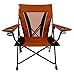 Kijaro XXL Dual Lock Portable Camping Chair - Supports Up To 400lbs - Versatile Folding Chair for Outdoors, Sports, Lawn & More - Victoria Desert Orange