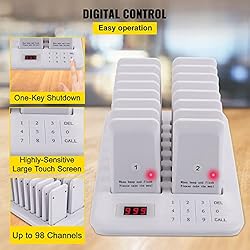 VEVOR Restaurant Pager 16 Coasters Paging System