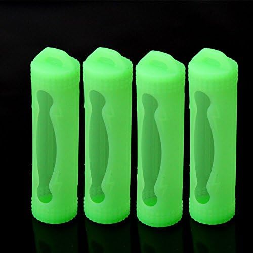Egocyber Protective Silicone Case for 18650 Battery (4-pack) (Green)
