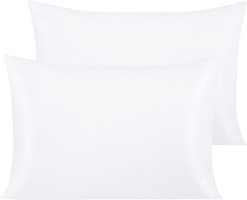 NTBAY 500 Thread Count 100% Egyptian Cotton Pillow Cases 2 Pack White