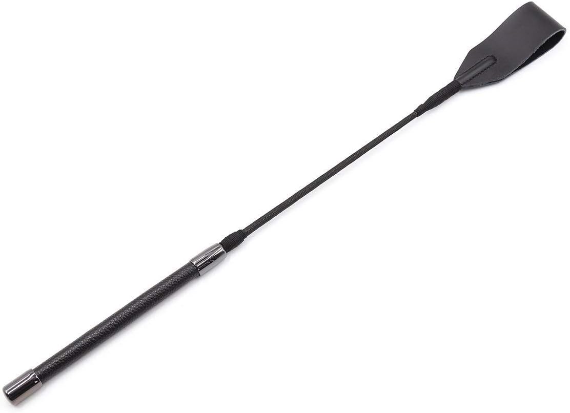 18" Real Riding Crop English Whip with Genuine Leather Top | Premium Quality Crops | Equestrianism Horse Crop: Sports & Outdoors