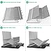 Vremi Dish Drying Rack - Collapsible Dish Rack and Drainboard Set - Foldable Space Saving Dish Drainer Rack Plastic with Tray for Kitchen Sink - Compact Modern Fold Away Dish Dryer Rack - Black Gray