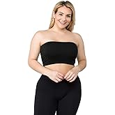 Women's Strapless Sexy Y2K Tube Top Sleeveless Stretchy Bandeau Crop Top Casual Solid Summer Outfit