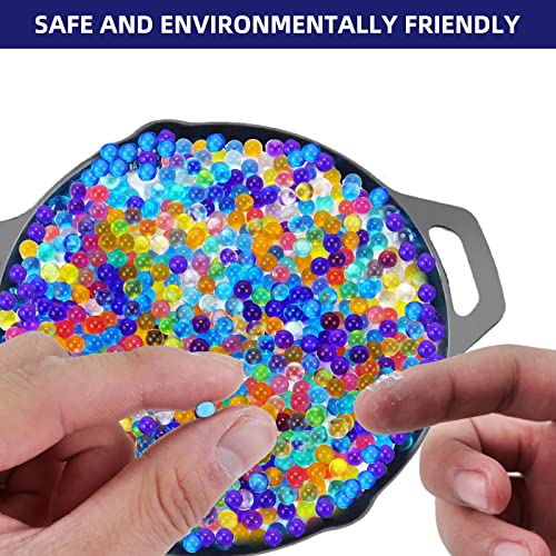 Multi Water Beads,100000 Water Beads for Kids Non Toxic,Water Beads Sensory Toys,Gel Water Beads,Sensory Beads,Electric Ball Gun,Jelly Balls,Gel Ball Blaster Ammo,Splatter Ball Gun(Multi,6-7-8mm)