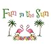 Collections Etc Fun in The Sun Flamingo Summer Tropical Party Décor Garage Door Magnets