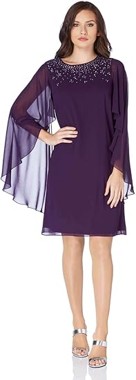 ladies cape dress uk