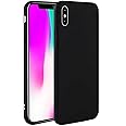 iBarbe Compatible with iPhone XR 6.1 inch Case,Slim Fit Ultra Thin Cover Anti-Scratch Anti-Fingerprint Protective Anti-Scratch TPU Cover Case for iPhone XR 6.1 inch, Black