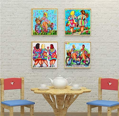 5D Diamond Painting Full Drill Diamond dotz Women Small Diamond Embroidery DIY Diamond Art Kits for Adults Kids 4 pcs Set