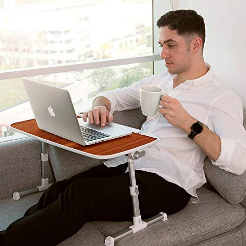 image for Laptop Table for Bed, TaoTronics Foldable Lap Desks, Bed Desk Height A