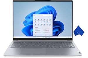Lenovo ThinkBook 16 Gen 8 16" WUXGA Laptop - Intel Core 7 240H, 16GB RAM, 1TB SSD, Windows 11 Pro, Newest Model (with Microfi
