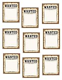Teacher Created Resources Western Wanted Posters Accents, Brown (5138)