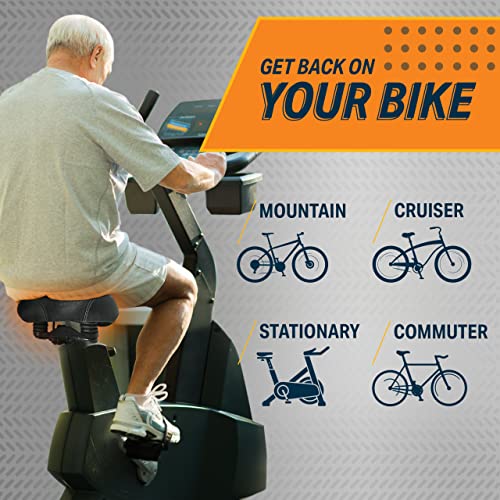 Bikeroo Extra Padded Bike Seat Comfortable Bike Seats for Men & Women