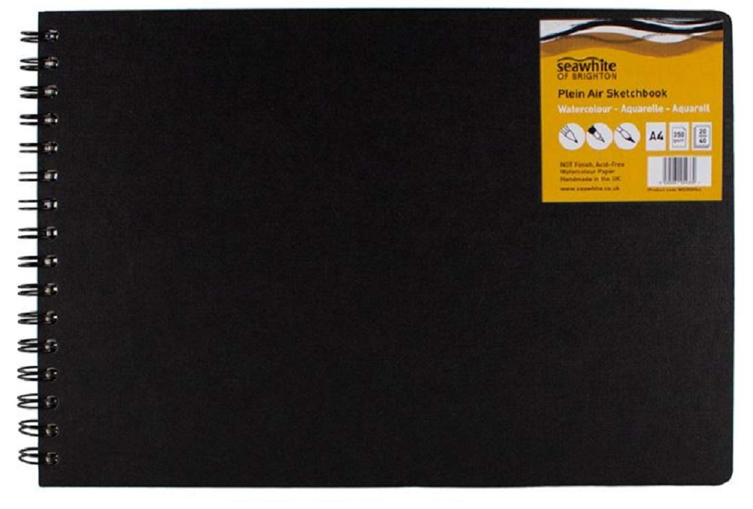 Seawhite - Plein Air - Watercolour Sketchbook - A4 - 20 Sheets - 350gsm - Acid-Free