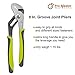 PLIERS SET - Best Men 5 Pc Plier Kit. FREE Handy Tool Roll Case Organizer. Slip Joint, Diagonal Cutting, Long Nose, Lineman, Groove Joint. Confort, Rubberized, NoSlip Grips. Lifetime MB and Warranty