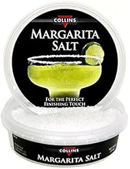 Collins White Margarita Salt Rimmer for Cocktails, Rimming salt for Margarita glasses, Perfect for Tequila and Mezcal drinks, Rim salt for margarita and shot glasses, 6oz