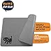 Smiling Paws Pets - Extra Large Cat Litter Mat - Pet Rug - Catches Litter That Spills Outside Litter Box - Easy to Clean - Non-Slip - Litter Box Mat - Kitty Litter Catcher - Grey L Size (35