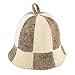 Eden Ukraine Wool Sauna Hat Embroidered Cell
