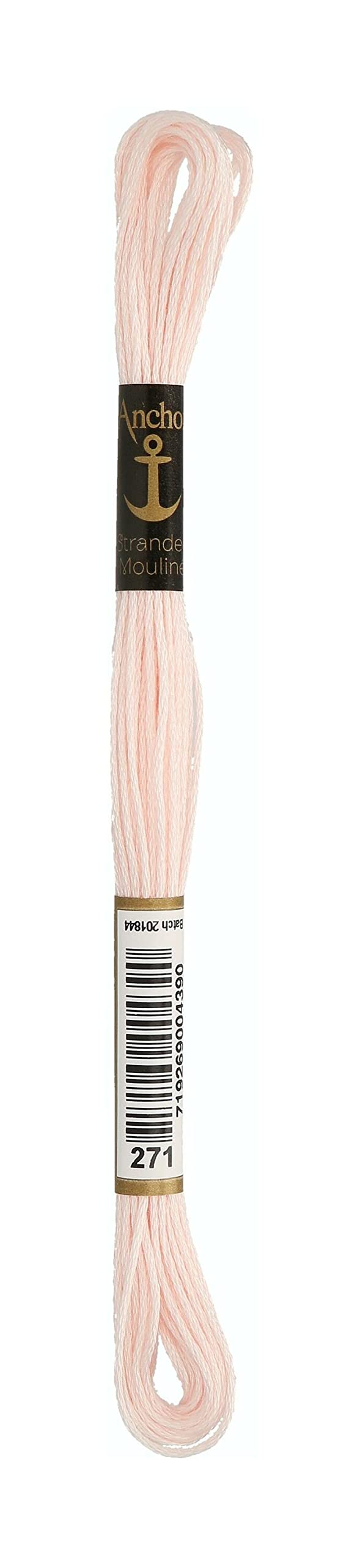 Anchor Sticktwist 4635000-00271 Soft Pink Embroidery Thread, 100% Cotton