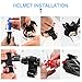 Maketheone Bike Bicycle Front Light Headlight-Taillight Combination Rechargeable Cycle Helmet Light Head Torch Kit Bright Flashlight+Rear Light+18650 Battery+Universal Charger+Helmet Mount+Bike Mount