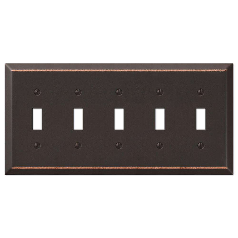 Amerelle 163T5DB Wallplate, Aged Bronze