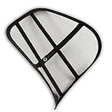 Zone Tech Mesh Hollow Car Auto Chair Seat - Premium Quality Black Hollow Car Auto Chair Seat Back Cushion Home Office Waist Lumbar Support