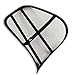 Zone Tech Mesh Hollow Car Auto Chair Seat - Premium Quality Black Hollow Car Auto Chair Seat Back Cushion Home Office Waist Lumbar Support