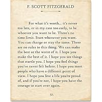F. Scott Fitzgerald - For What It
