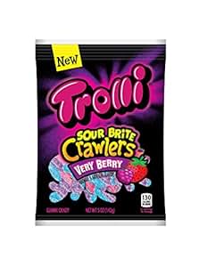 Amazon.com : Trolli Sour Brite Crawlers Gummy Candy, Very ...
